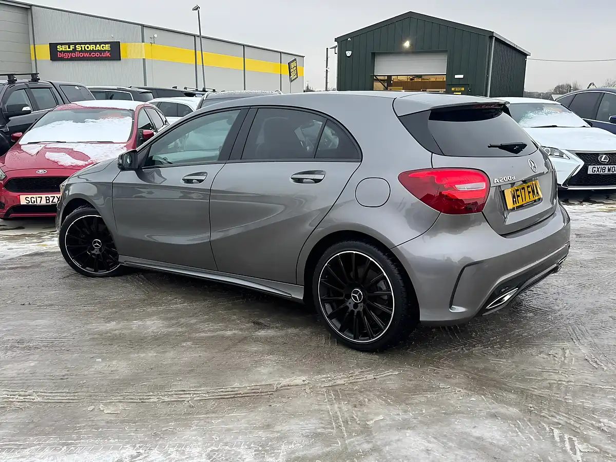 Used 2017 Mercedes-Benz a Class AMG Line Grey - Interior and Exterior details 7
