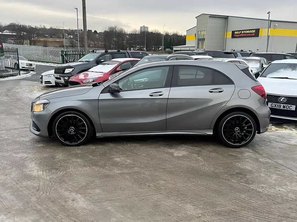Used 2017 Mercedes-Benz a Class AMG Line Grey - Interior and Exterior details 8