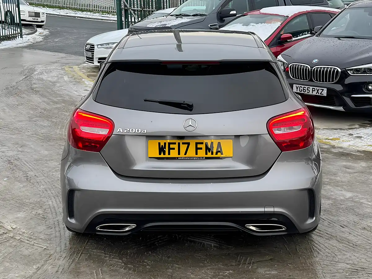 Used 2017 Mercedes-Benz a Class AMG Line Grey - Interior and Exterior details 9