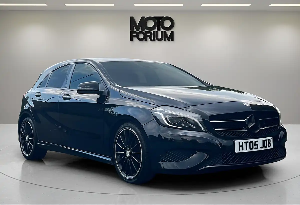 Used 2017 Mercedes-Benz a Class AMG Line Premium Black - Front View