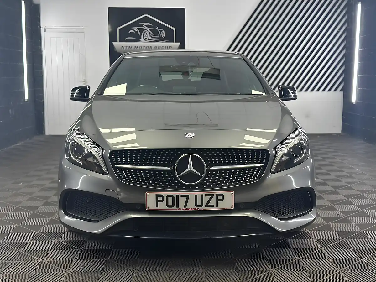 Used 2017 Mercedes-Benz a Class AMG Line (premium) Grey - Interior and Exterior details 2