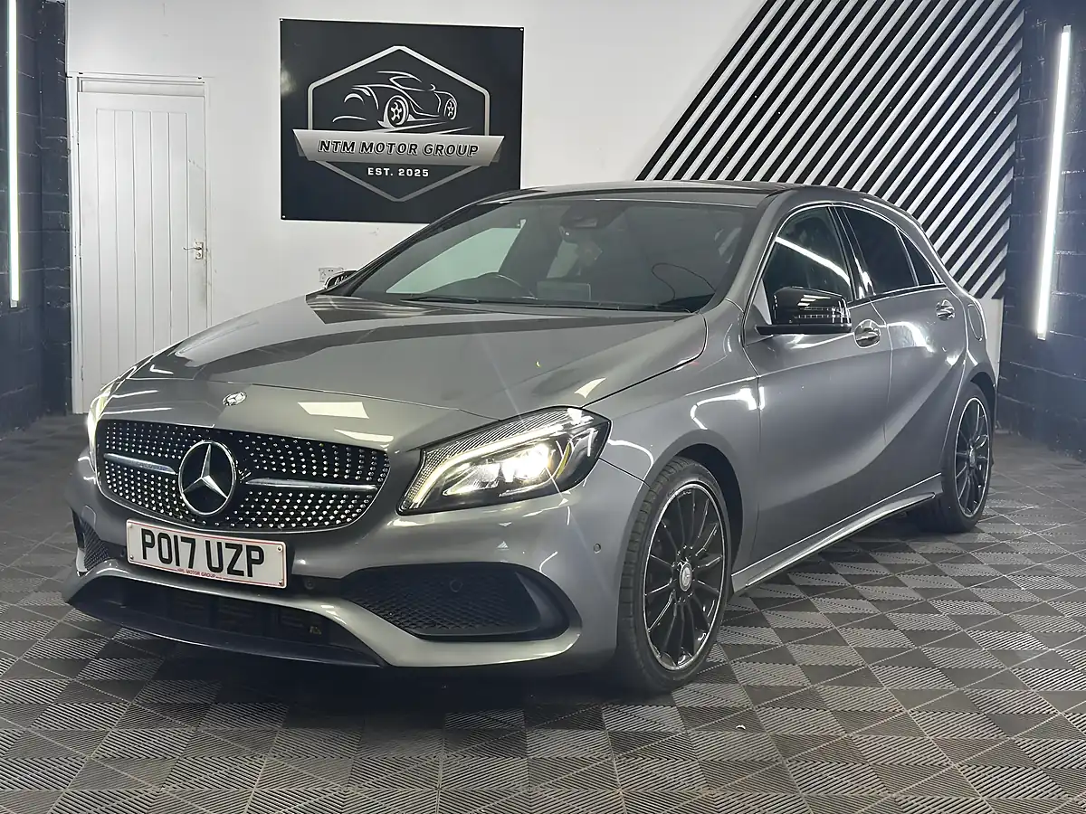 Used 2017 Mercedes-Benz a Class AMG Line (premium) Grey - Interior and Exterior details 3