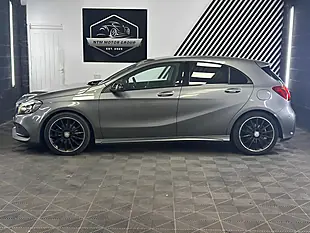 Used 2017 Mercedes-Benz a Class AMG Line (premium) Grey - Interior and Exterior details 4