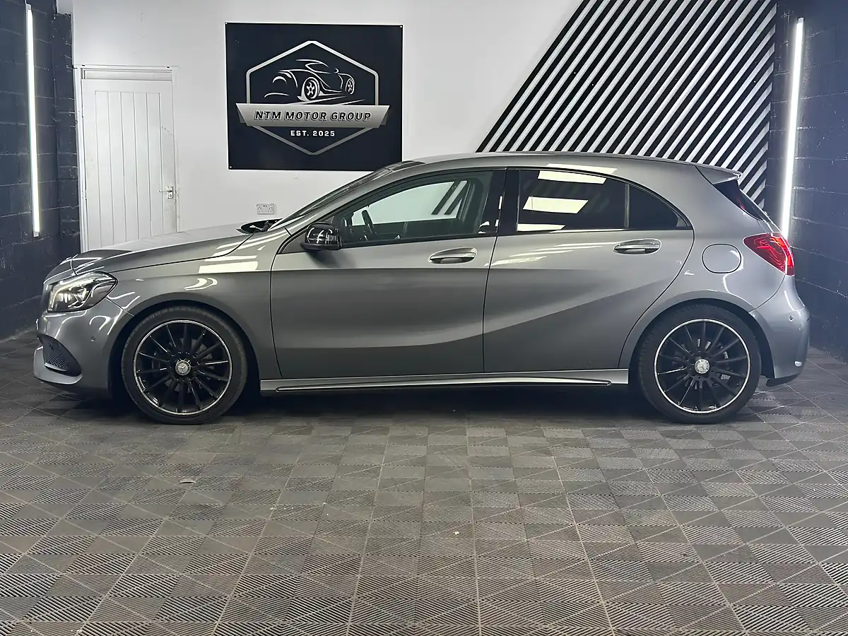 Used 2017 Mercedes-Benz a Class AMG Line (premium) Grey - Interior and Exterior details 4