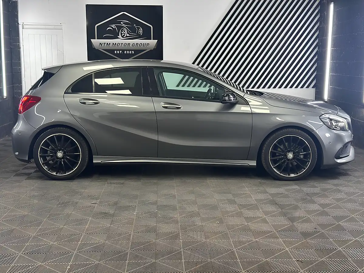 Used 2017 Mercedes-Benz a Class AMG Line (premium) Grey - Interior and Exterior details 5