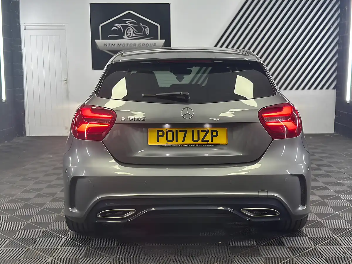 Used 2017 Mercedes-Benz a Class AMG Line (premium) Grey - Interior and Exterior details 6