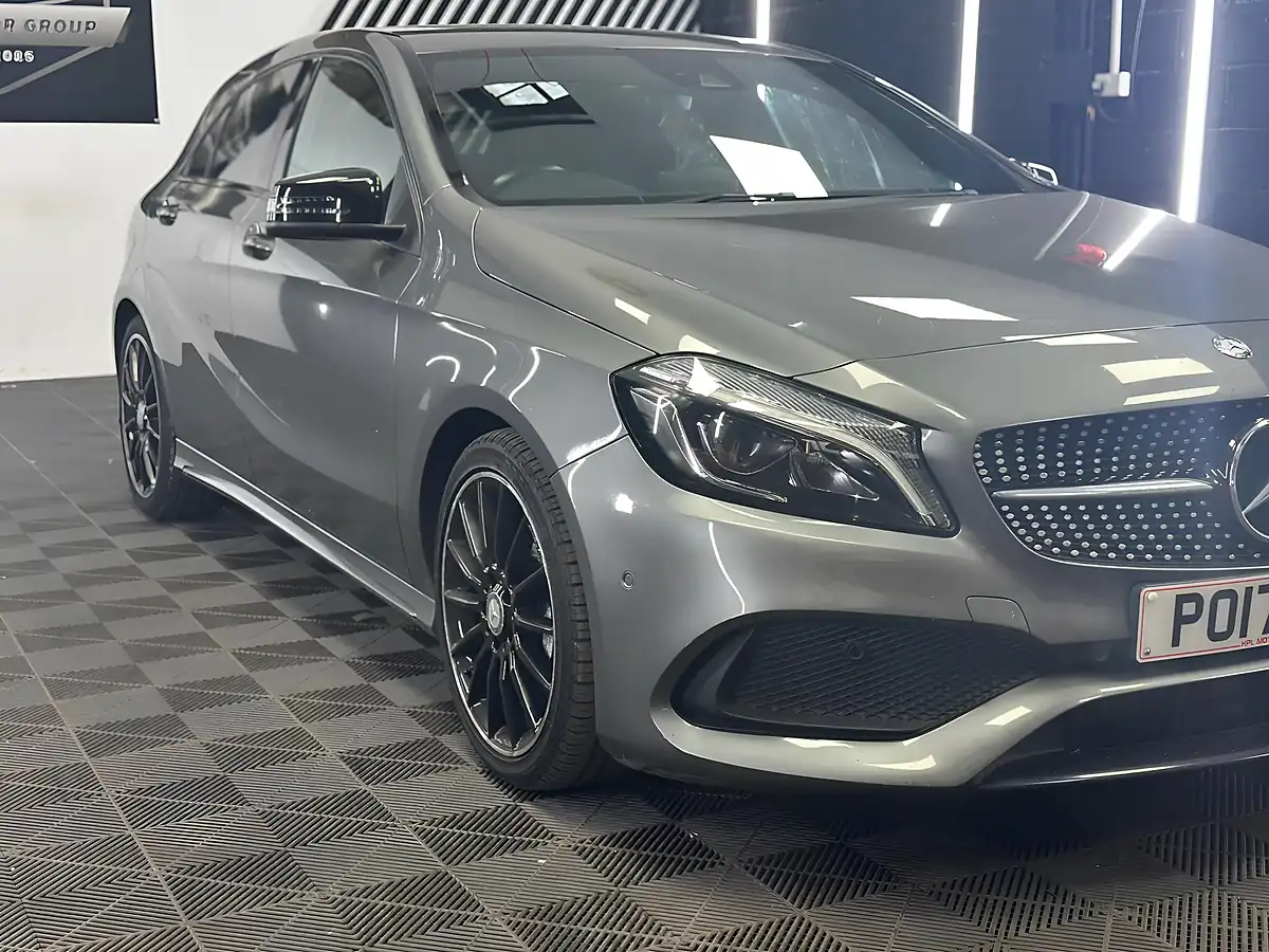 Used 2017 Mercedes-Benz a Class AMG Line (premium) Grey - Interior and Exterior details 9