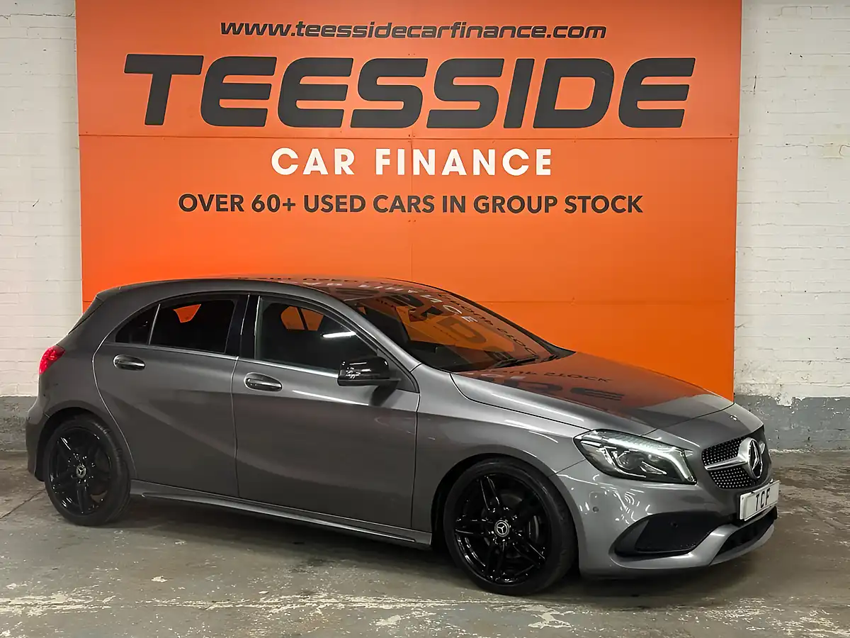 Used 2017 Mercedes-Benz a-Class AMG Line Premium Grey - Front View