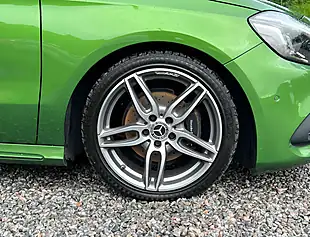 Used 2017 Mercedes-Benz a Class AMG Line Premium Metallic Elbaite Green - Interior and Exterior details 10