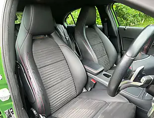 Used 2017 Mercedes-Benz a Class AMG Line Premium Metallic Elbaite Green - Interior and Exterior details 15