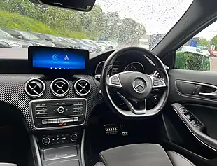 Used 2017 Mercedes-Benz a Class AMG Line Premium Metallic Elbaite Green - Interior and Exterior details 16