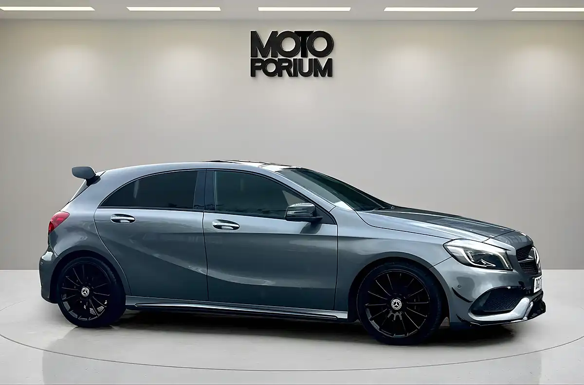 Used 2017 Mercedes-Benz a Class AMG Line Premium Plus Grey - Interior and Exterior details 10