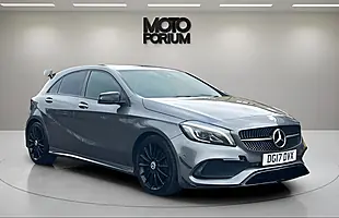 Used 2017 Mercedes-Benz a Class AMG Line Premium Plus Grey - Interior and Exterior details 2
