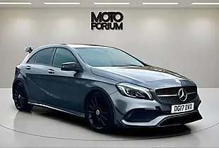 Used 2017 Mercedes-Benz a Class AMG Line Premium Plus Grey - Interior and Exterior details 4