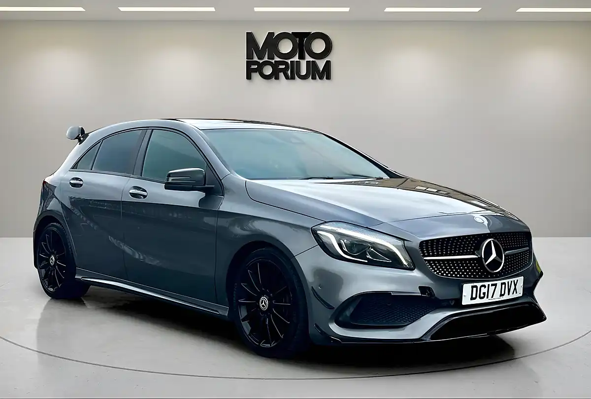 Used 2017 Mercedes-Benz a Class AMG Line Premium Plus Grey - Interior and Exterior details 4