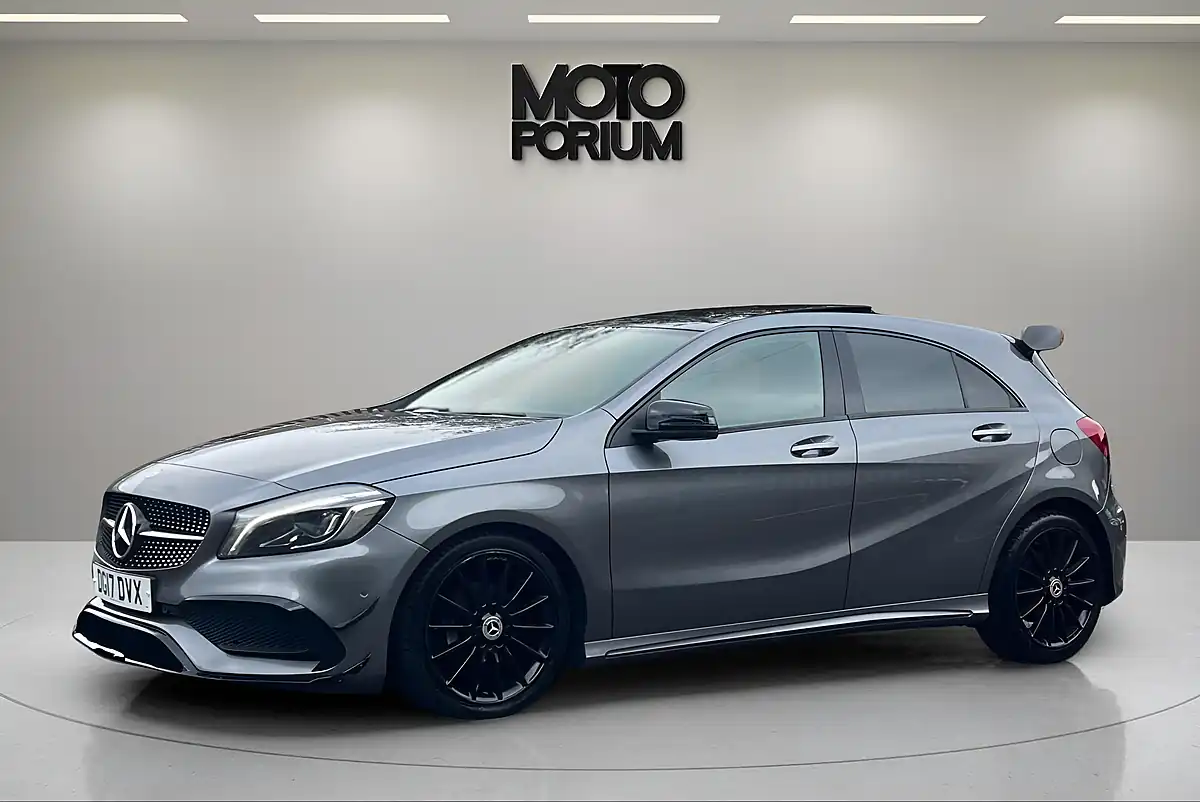Used 2017 Mercedes-Benz a Class AMG Line Premium Plus Grey - Interior and Exterior details 8