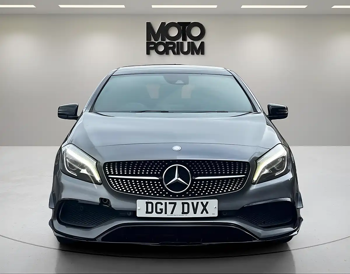 Used 2017 Mercedes-Benz a Class AMG Line Premium Plus Grey - Interior and Exterior details 9
