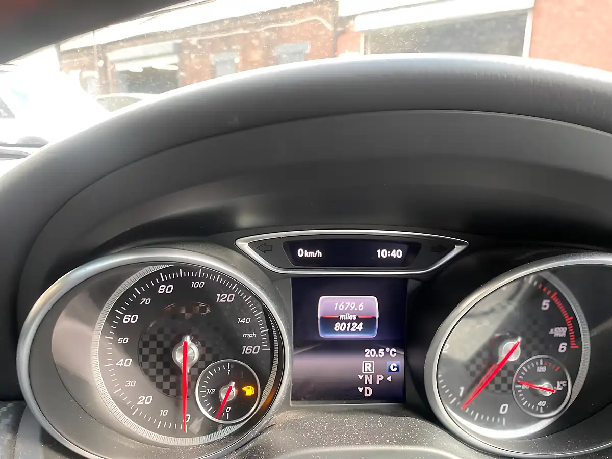 Used 2017 Mercedes-Benz a Class AMG Line Premium Plus Red - Interior and Exterior details 6