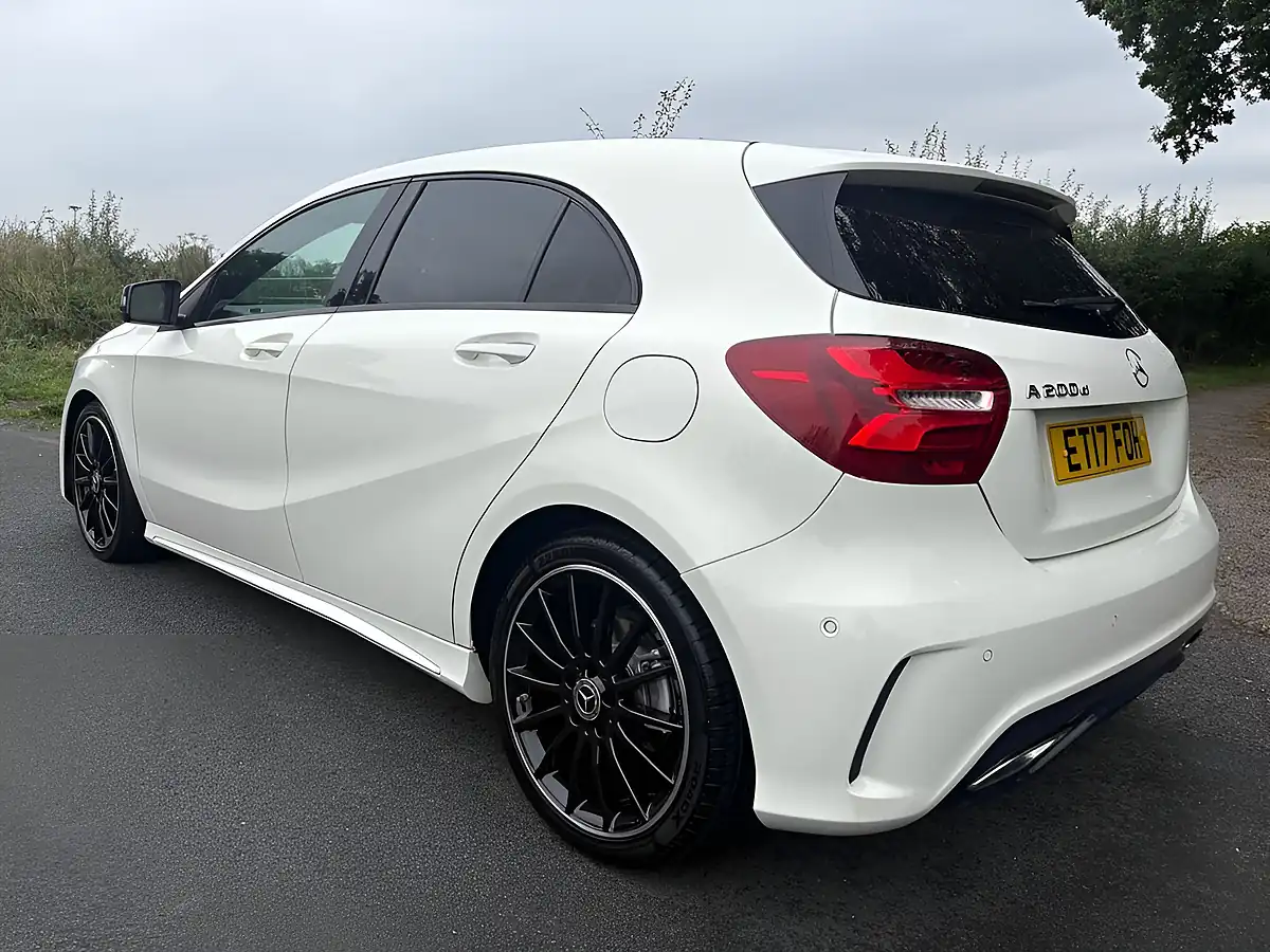 Used 2017 Mercedes-Benz a Class AMG Line Premium Plus White - Interior and Exterior details 16