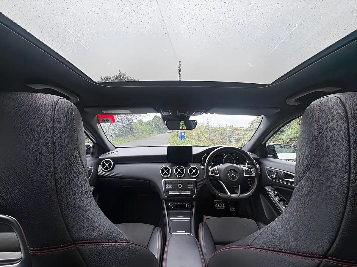 Used 2017 Mercedes-Benz a Class AMG Line Premium Plus White - Interior and Exterior details 17