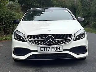 Used 2017 Mercedes-Benz a Class AMG Line Premium Plus White - Interior and Exterior details 2