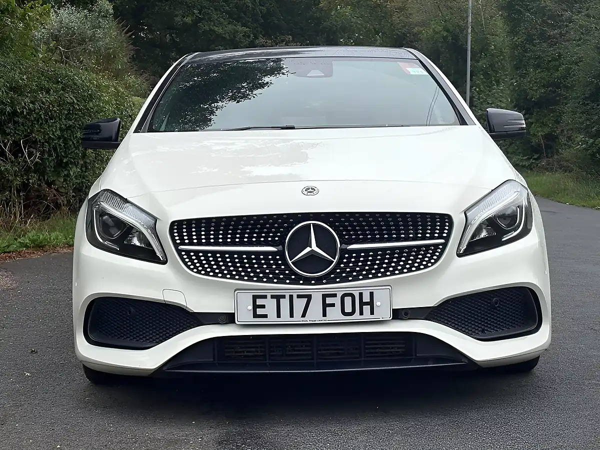 Used 2017 Mercedes-Benz a Class AMG Line Premium Plus White - Interior and Exterior details 2