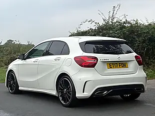 Used 2017 Mercedes-Benz a Class AMG Line Premium Plus White - Interior and Exterior details 6