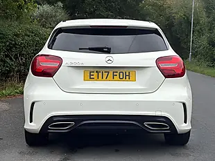 Used 2017 Mercedes-Benz a Class AMG Line Premium Plus White - Interior and Exterior details 7