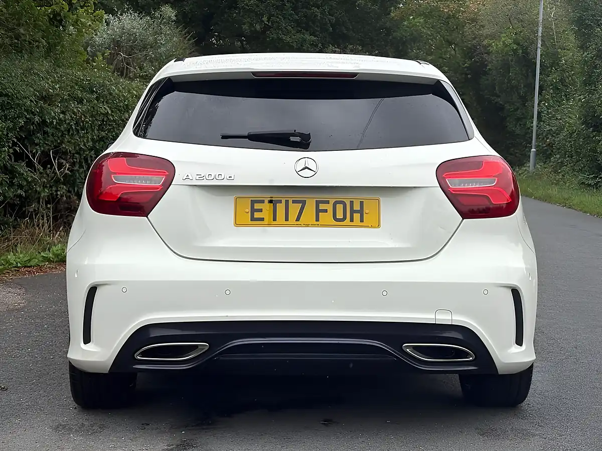 Used 2017 Mercedes-Benz a Class AMG Line Premium Plus White - Interior and Exterior details 7