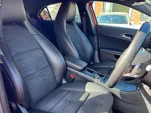 Used 2017 Mercedes-Benz a-Class AMG Line (premium) Red - Interior and Exterior details 14