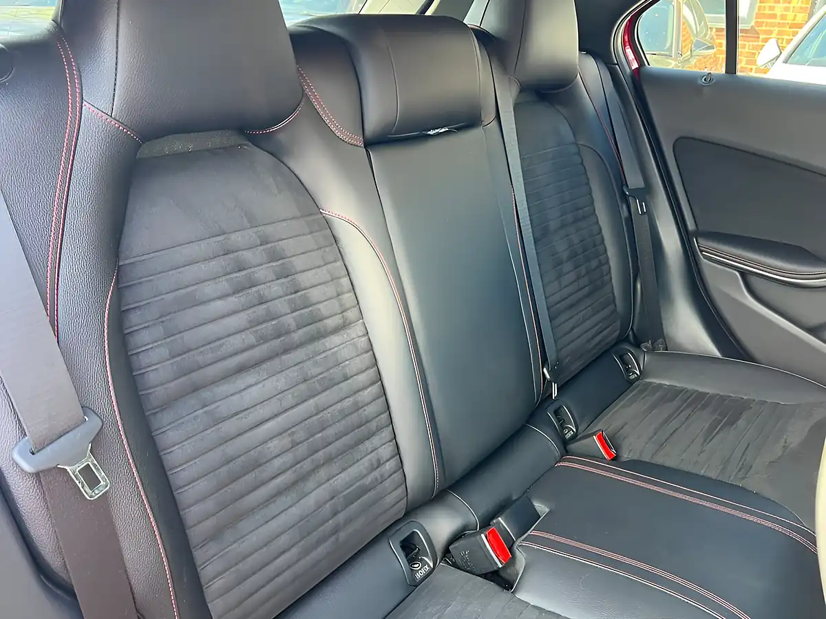 Used 2017 Mercedes-Benz a-Class AMG Line (premium) Red - Interior and Exterior details 19