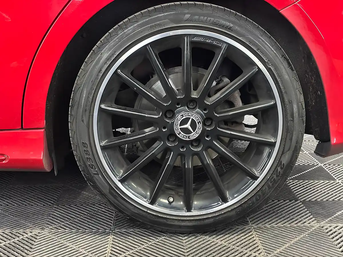 Used 2017 Mercedes-Benz a Class AMG Line (premium) Red - Interior and Exterior details 13
