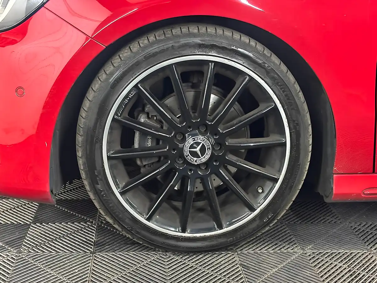 Used 2017 Mercedes-Benz a Class AMG Line (premium) Red - Interior and Exterior details 14