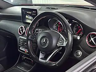 Used 2017 Mercedes-Benz a Class AMG Line (premium) Red - Interior and Exterior details 17