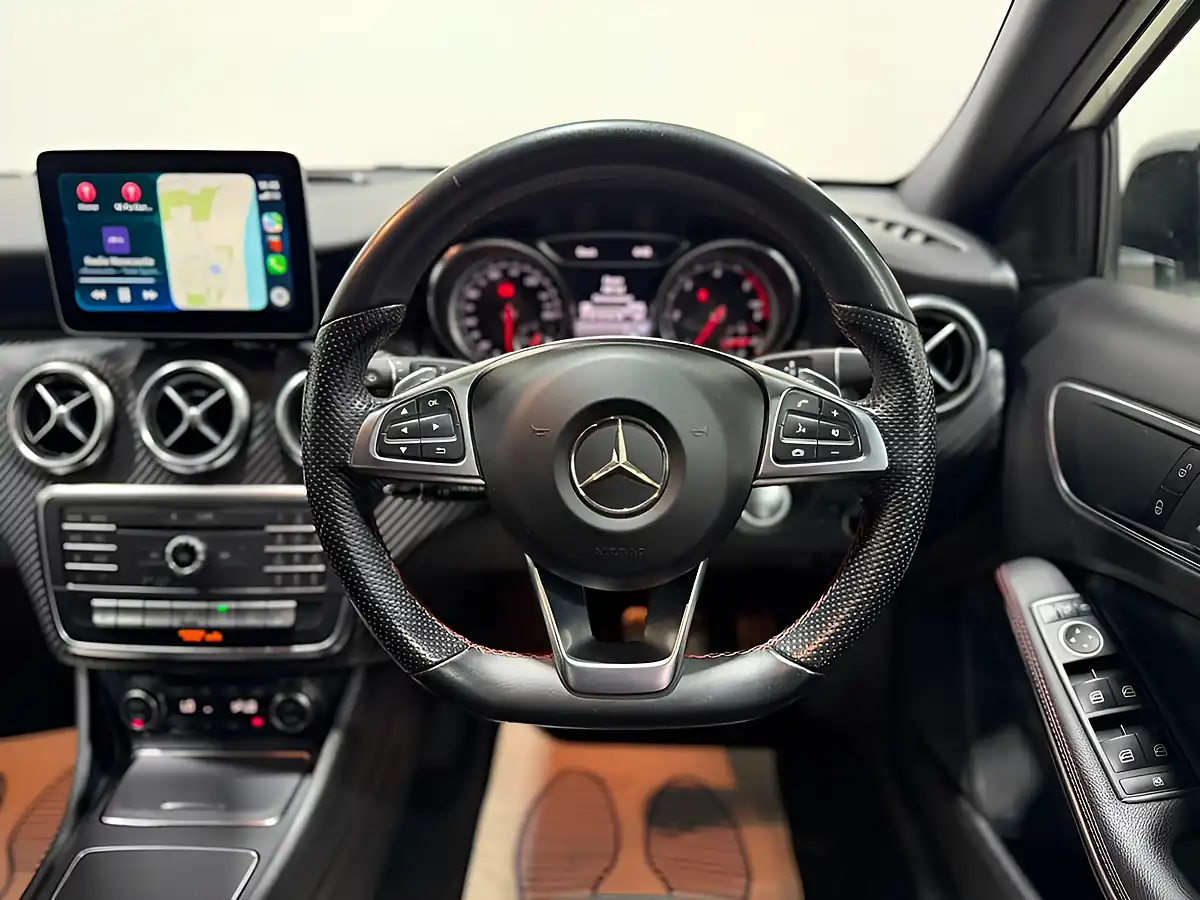 Used 2017 Mercedes-Benz a Class AMG Line (premium) White - Interior and Exterior details 12