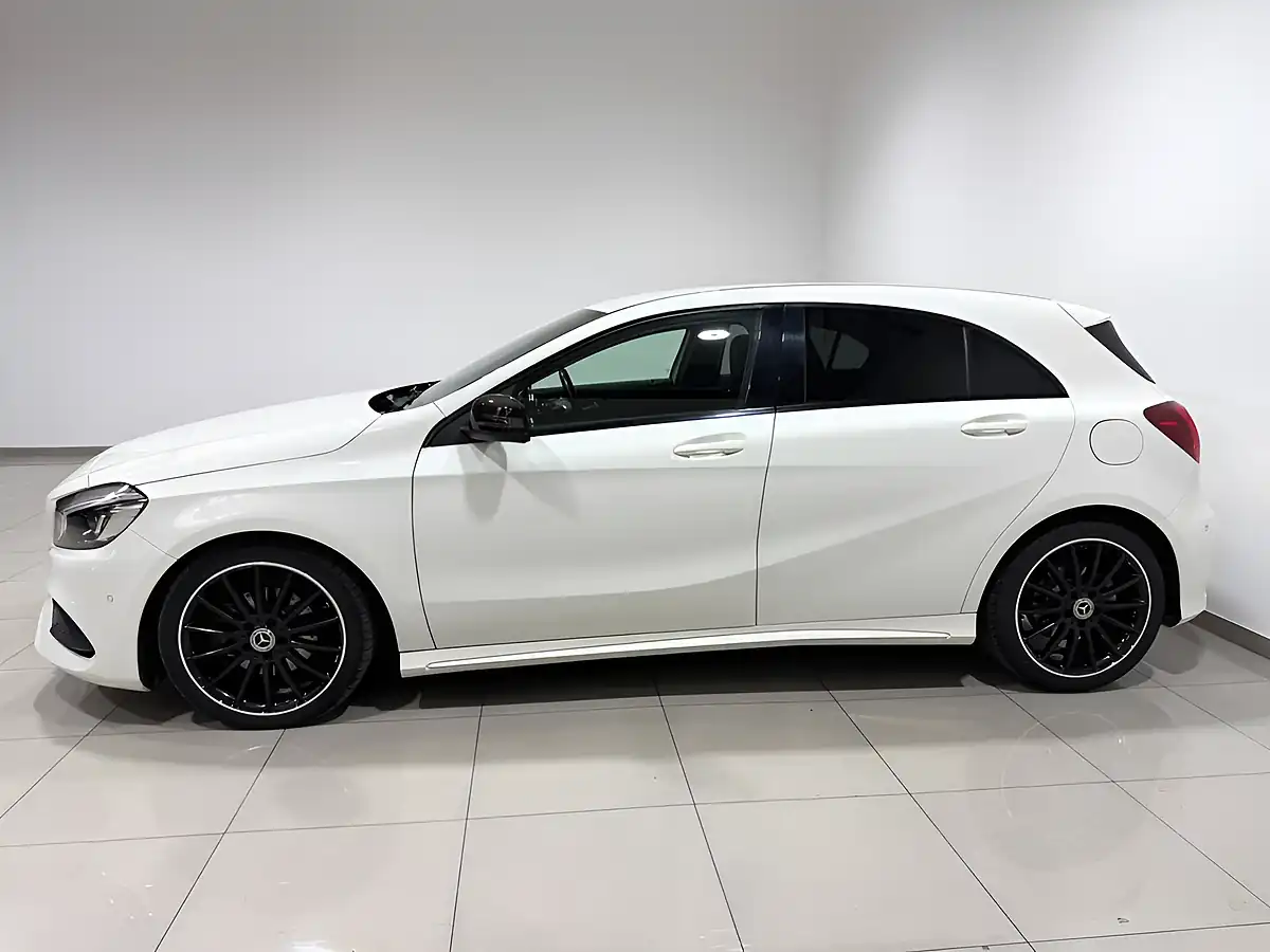 Used 2017 Mercedes-Benz a Class AMG Line (premium) White - Interior and Exterior details 5