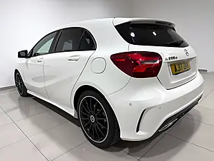 Used 2017 Mercedes-Benz a Class AMG Line (premium) White - Interior and Exterior details 6