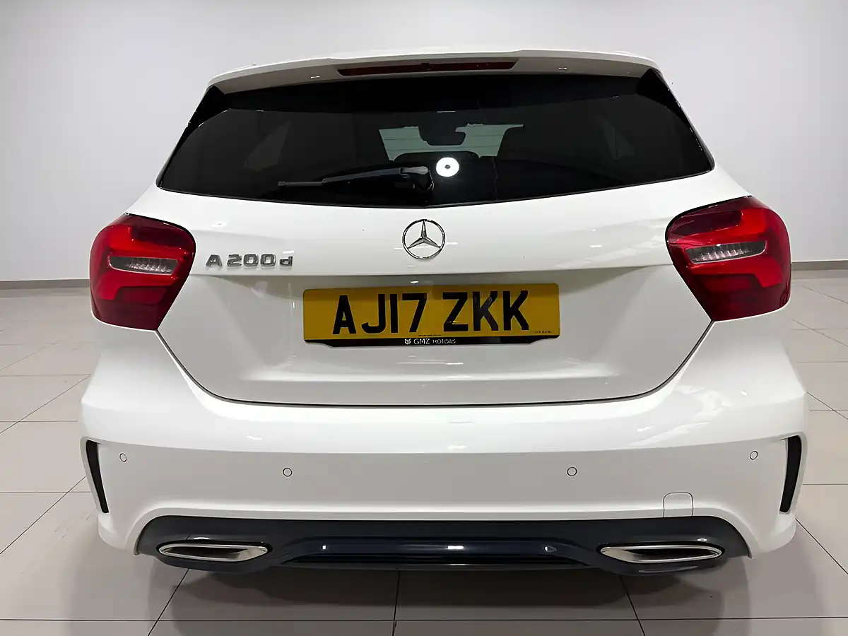 Used 2017 Mercedes-Benz a Class AMG Line (premium) White - Interior and Exterior details 7