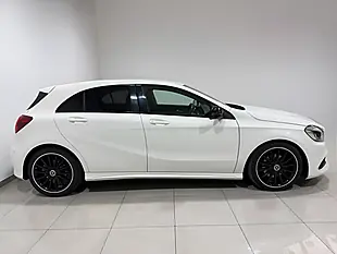 Used 2017 Mercedes-Benz a Class AMG Line (premium) White - Interior and Exterior details 9