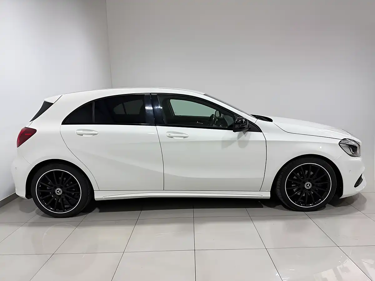 Used 2017 Mercedes-Benz a Class AMG Line (premium) White - Interior and Exterior details 9