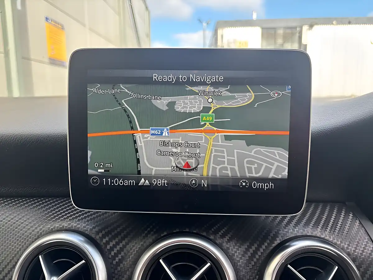Used 2017 Mercedes-Benz a Class AMG Line Premium White - Interior and Exterior details 12