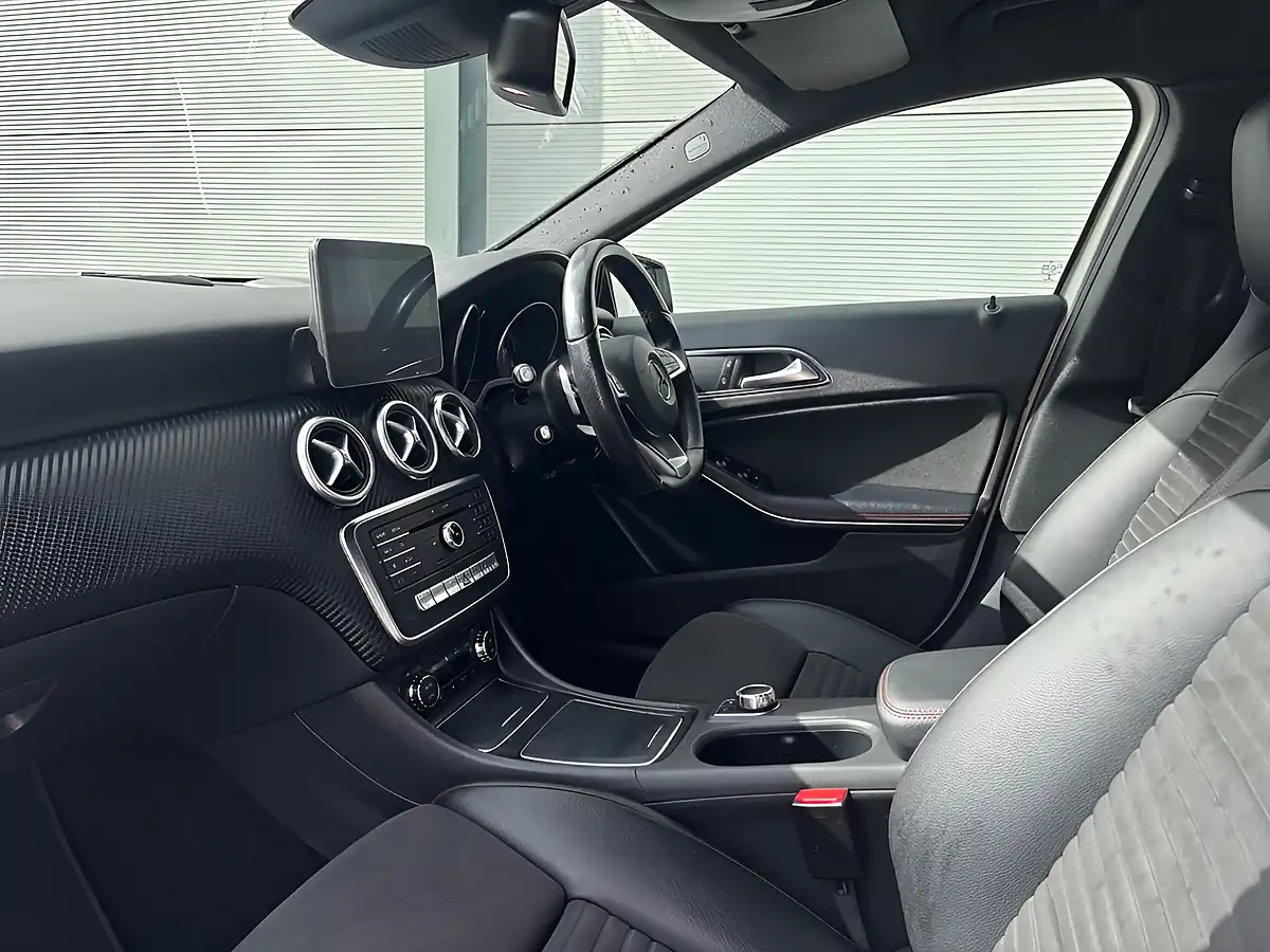 Used 2017 Mercedes-Benz a Class AMG Line Premium White - Interior and Exterior details 13