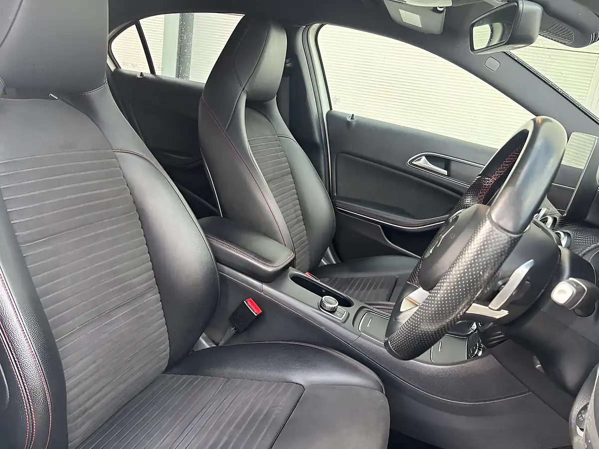 Used 2017 Mercedes-Benz a Class AMG Line Premium White - Interior and Exterior details 19