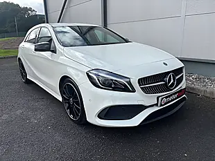 Used 2017 Mercedes-Benz a Class AMG Line Premium White - Interior and Exterior details 2