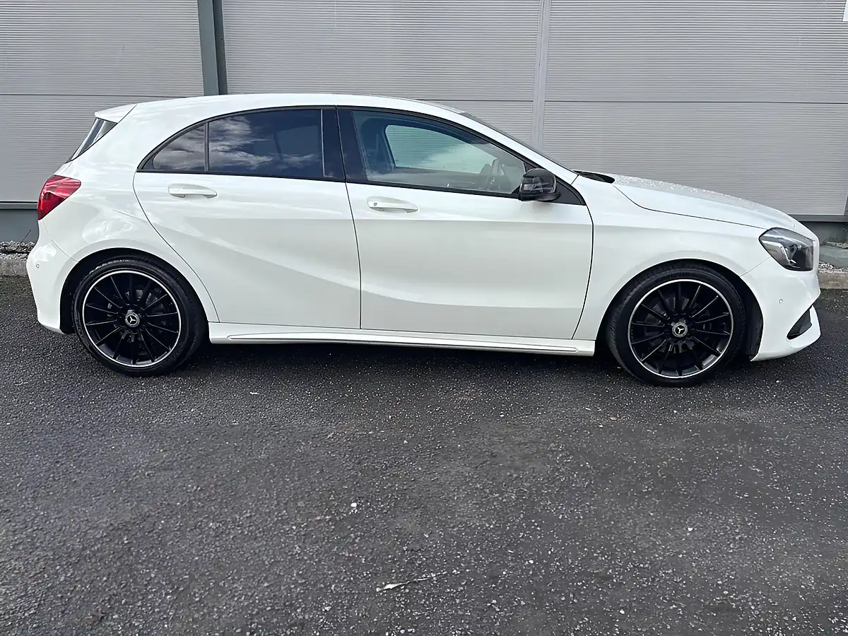 Used 2017 Mercedes-Benz a Class AMG Line Premium White - Interior and Exterior details 4