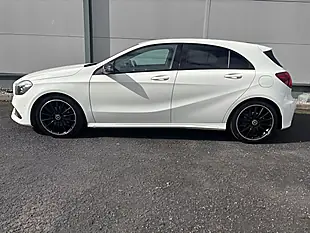 Used 2017 Mercedes-Benz a Class AMG Line Premium White - Interior and Exterior details 5