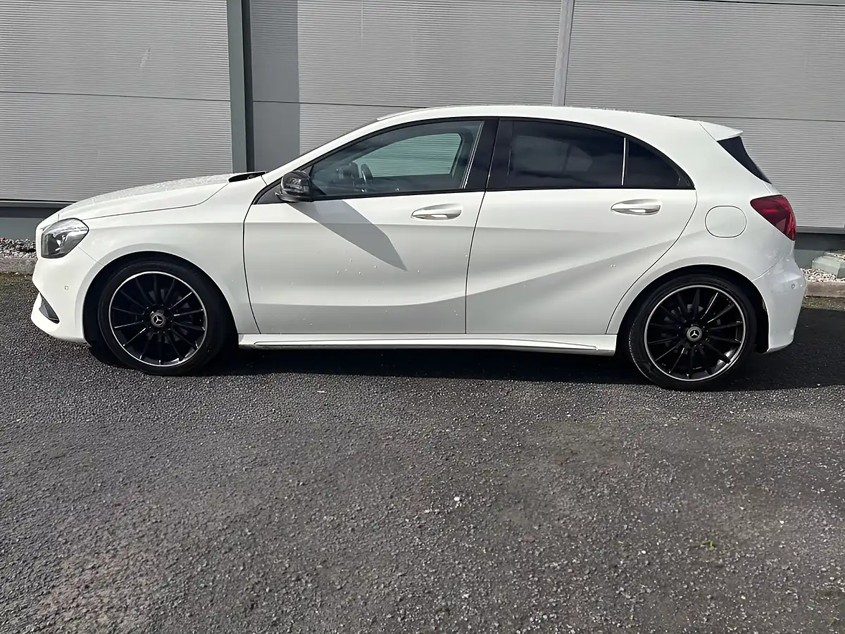 Used 2017 Mercedes-Benz a Class AMG Line Premium White - Interior and Exterior details 5