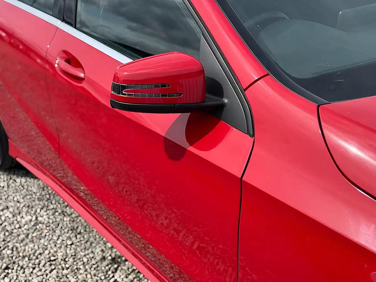 Used 2017 Mercedes-Benz a-Class AMG Line Red - Interior and Exterior details 10
