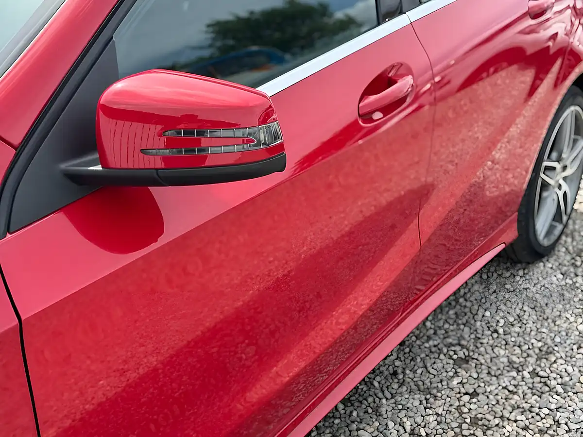 Used 2017 Mercedes-Benz a-Class AMG Line Red - Interior and Exterior details 12