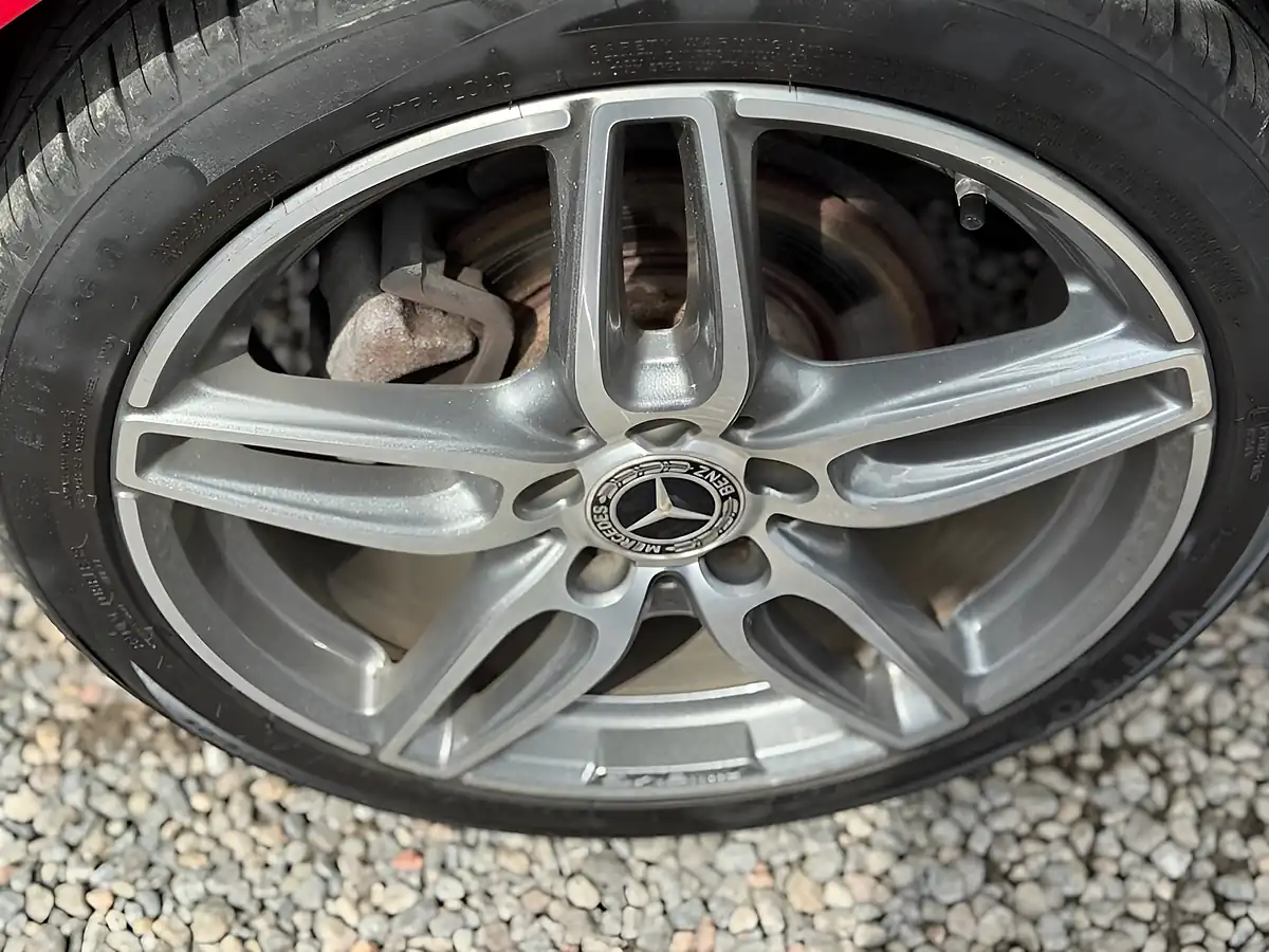 Used 2017 Mercedes-Benz a-Class AMG Line Red - Interior and Exterior details 14